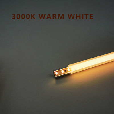 Σύγχρονο μαύρο 3500K ζεστό λευκό γυάλινο ράφι LED φωτιστικό ντουλάπι με 80 CRI