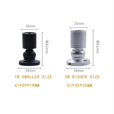 Ρυθμίσιμη γωνία δέσμης 3W LED Mini Spot Light