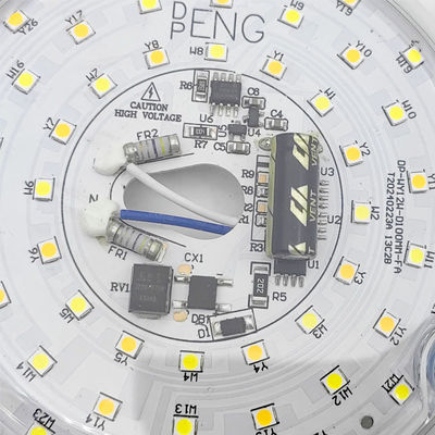 Dia100mm Round Pcb Board 12w 15w AC 110V 120V 230V 3.93' Retrofit Light Kit για το ταβάνι φως φθοράς φως οροφής ανεμιστήρα φως αντικατάσταση Panel PCB 18W 3000K 6000K 1800LM 120V CRI90 Dimmable