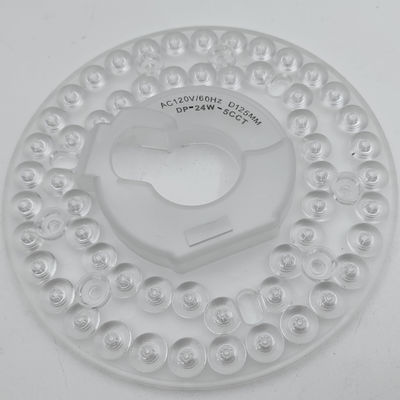 Διά125mm 4.9inch 24W LED Φαν φως οροφής Kit Retrofit Οροφή Φως Αντικατάσταση Kit 5CCT 3000K 3500K 4000K 5000K 6000K Ρυθμίσιμο 12W 18W 24W Switch, 2800LM 120V ETL 2 4 Watt