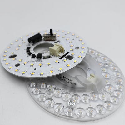 Διά125mm 4.9inch 24W LED Φαν φως οροφής Kit Retrofit Οροφή Φως Αντικατάσταση Kit 5CCT 3000K 3500K 4000K 5000K 6000K Ρυθμίσιμο 12W 18W 24W Switch, 2800LM 120V ETL 2 4 Watt