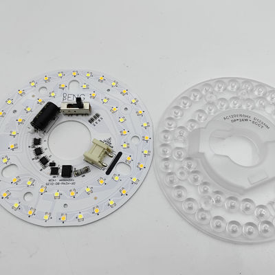 Διά125mm 4.9inch 24W LED Φαν φως οροφής Kit Retrofit Οροφή Φως Αντικατάσταση Kit 5CCT 3000K 3500K 4000K 5000K 6000K Ρυθμίσιμο 12W 18W 24W Switch, 2800LM 120V ETL 2 4 Watt