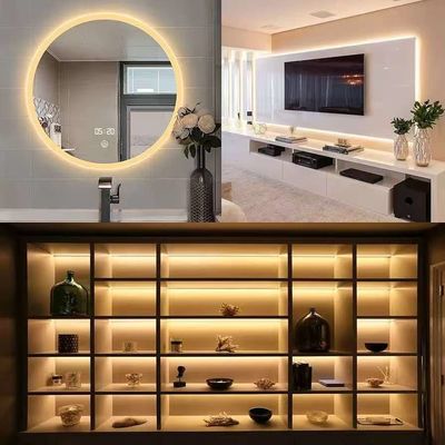 Ευέλικτα φώτα LED 600 μονάδες Φώτα LED Αδιάβροχα 12 Volt Φώτα LED Πακέτο Φώτων Πακέτο 16,4ft/5m για Χρονιμότητα Σπίτι Πάρτι εσωτερική εξωτερική διακόσμηση Αδιάβροχο λευκό 1 πακέτο