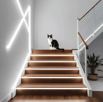 16.5FT / 5 Meter αδιαμφισβήτητο σύστημα καναλιού LED σε σιλικόνη Ελαστικός σωλήνας με γαλακτόλευκο κάλυμμα ευρύτερη τροχιά για 12mm αδιάβροχο φως LED USC7 WW