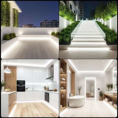16.5FT / 5 Meter αδιαμφισβήτητο σύστημα καναλιού LED σε σιλικόνη Ελαστικός σωλήνας με γαλακτόλευκο κάλυμμα ευρύτερη τροχιά για 12mm αδιάβροχο φως LED USC7 WW
