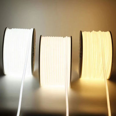 110V 220V Αδιάβροχη LED λωρίδα φωτισμού COB με κόλλα PVC Προσαρμόσιμο μπλε / παγωτό μπλε / λευκό / πράσινο / μωβ / χρυσό / ροζ