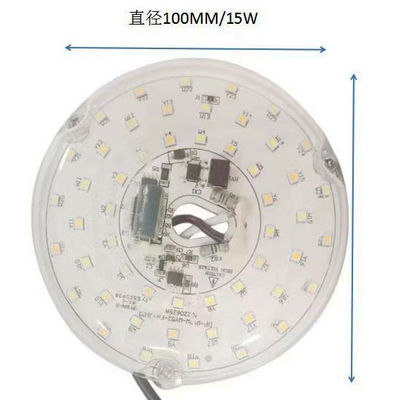 Dia100mm Round Pcb Board 12w 15w AC 110V 120V 230V 3.93' Retrofit Light Kit για το ταβάνι φως φθοράς φως οροφής ανεμιστήρα φως αντικατάσταση πίνακα PCB 15W 90 Dimmable