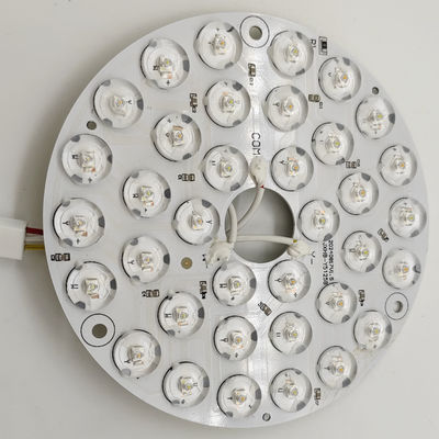 Υψηλό φως 230V 15W 110MM 36V 3CCT Εναλλακτικό μέρος Φανατήρας οροφής Πίνακας PCB Δρομολογητής Λιγότερες μονάδες LED Αποκάλυψη και ρύθμιση χρώματος