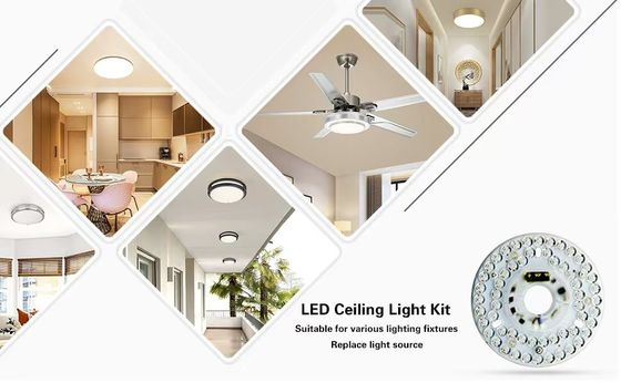 5CCT 18W/24W DIP Switch Ceiling Light Fan With Witch Power Αντικαθιστά το LED Module 120V Ceiling Fan Panel Retrofit Kit με τις μονάδες DOB