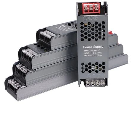 Υπερ λεπτή και λεπτή τροφοδοσία 12V/24V 60W 100W 150W LED Driver Switching Power Supply για Led Strip Light Tin Box