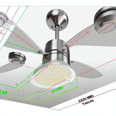 2835SMD LED Θέση Φανατήριος Φως Αντικατάσταση - Αλουμινένιο PCB, 3000K θερμό λευκό