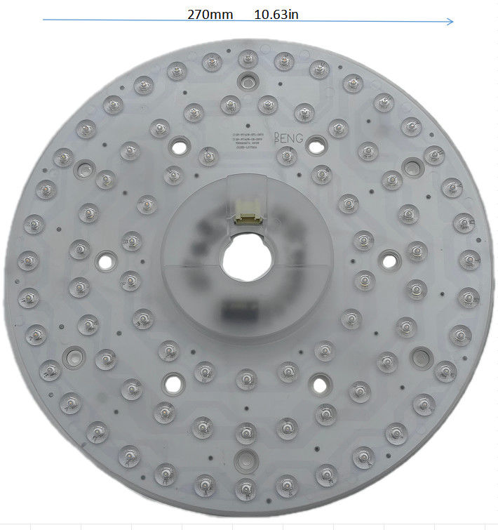 10.63" 270 mm Στρογγυλό φως οροφής LED Αντικατάσταση λαμπτήρων ανεμιστήρων οροφής 120v FCC ETL CB CE LVD EMC Πιστοποιητικό