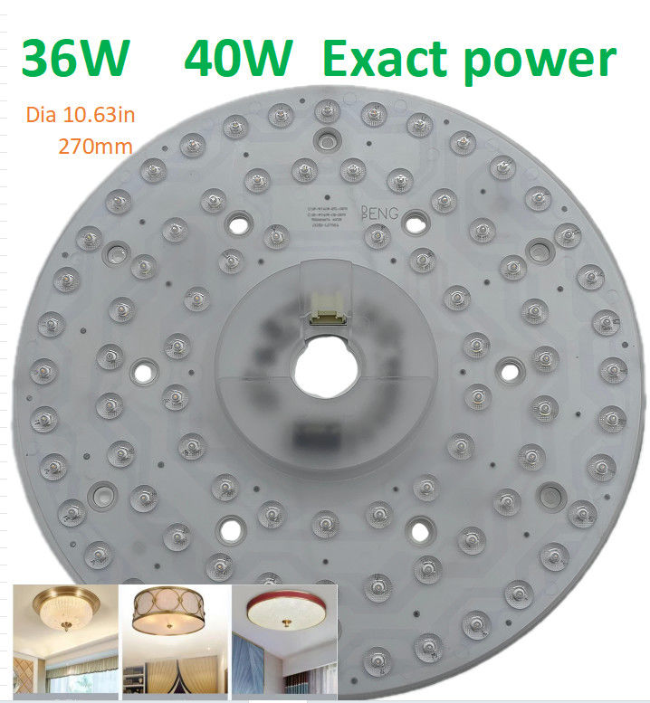 10.63" 270mm στρογγυλό LED φωτιστικό οροφής αντικατάσταση 120v LED φωτιστικό σετ για το ταβάνι με πιστοποιητικό FCC,ETL,CB,CE,LVD,EMC