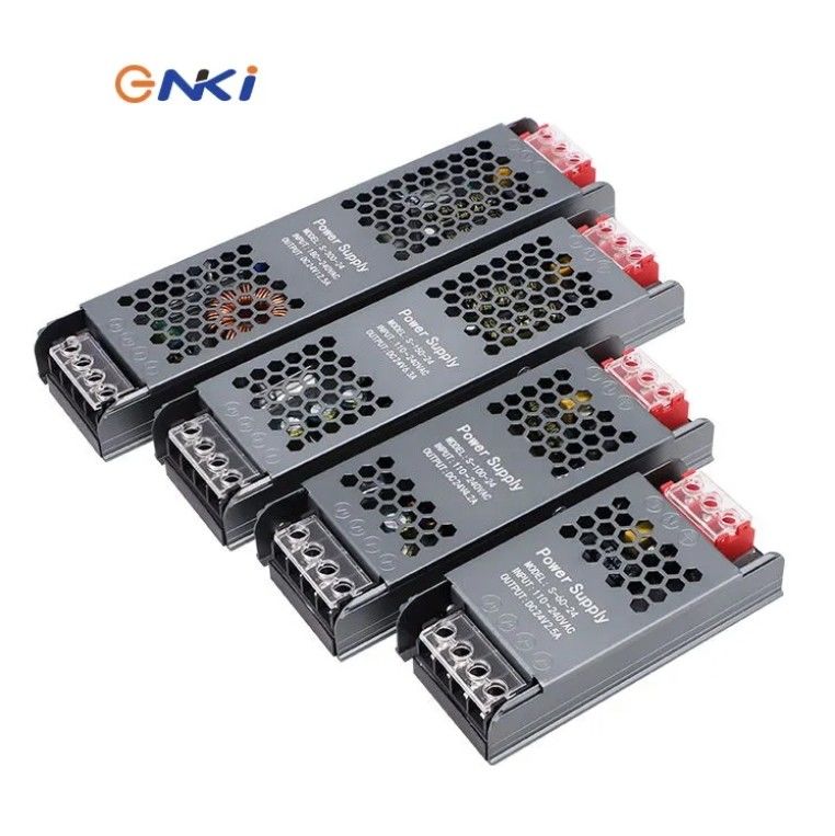 Υπερ λεπτή και λεπτή τροφοδοσία 12V/24V 60W 100W 150W LED Driver Switching Power Supply για Led Strip Light Tin Box