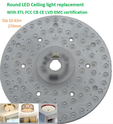 270 mm διακόπτης φωτισμού οροφής 120v Αλουμίνιο με πιστοποιητικό FCC,ETL,CB,CE,LVD,EMC