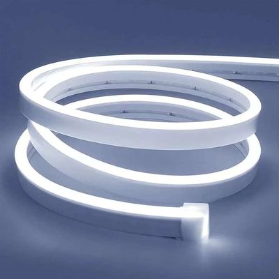 Λευκά φώτα με LED λωρίδες 16,4ft/5m Neon Light Strip 12V Flex Waterproof Neon LED Strip Σιλικόνη LED Neon Rope Light Για κουζίνα κρεβατοκάμαρα εσωτερική εξωτερική διακόσμηση Διορθωτής ρεύματος Δεν περιλαμβάνεται
