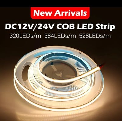 COB Strip Light Αυτοκίνητο Led Strip Light 320led 384led 480led 528led 768leds RGB COB Led Strip Light Για προφίλ αλουμινίου