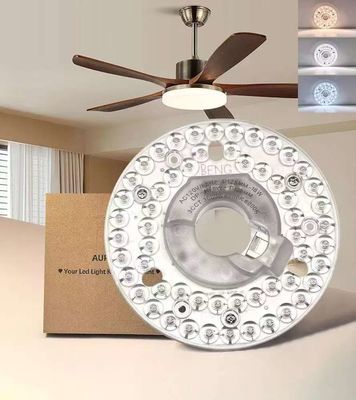 4.92  Universal Ceiling Fan Led Light Αντικατάσταση για το Ceiling Fan Flush Mount Ceiling Light, 18W 3CCT 3000K 4000K 6000K 1500LM CRI90 Dimmable προσιτή λύση για το Hampton Bay Harbor Breeze Hunter